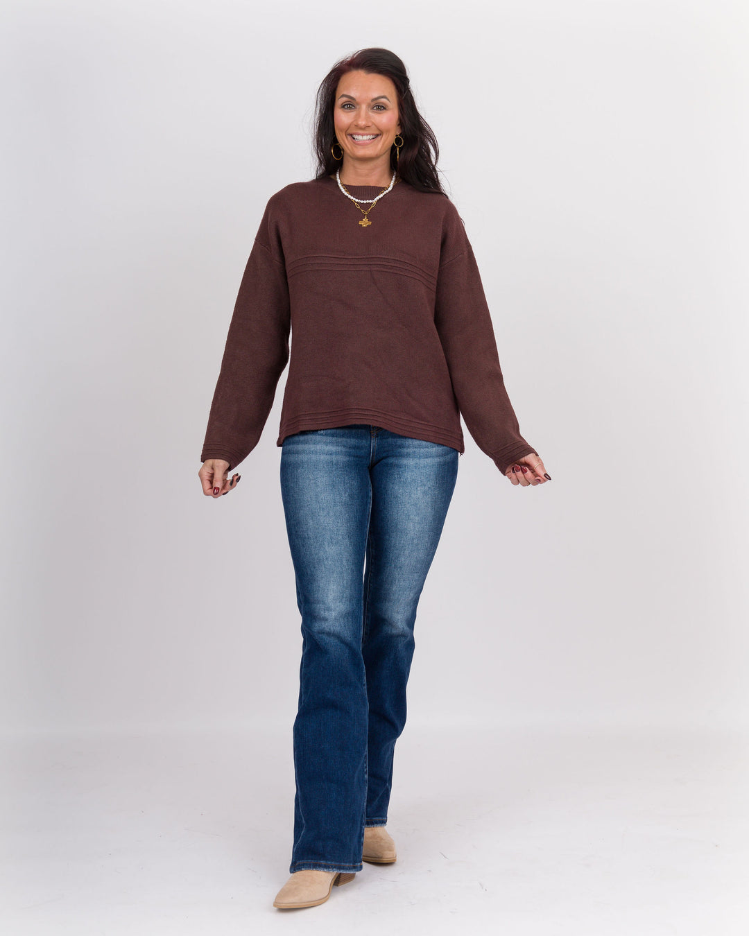 Delphina Sweater Raisin