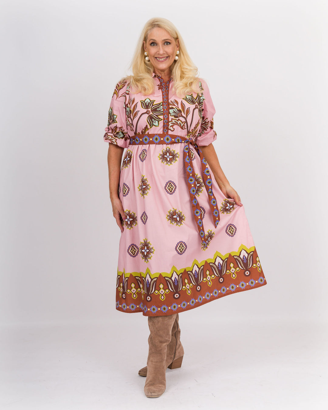 Remi Dress Floral Motif