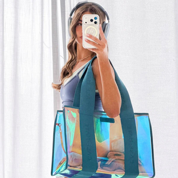 Case-Mate Emerald Soap Bubble Beach Tote