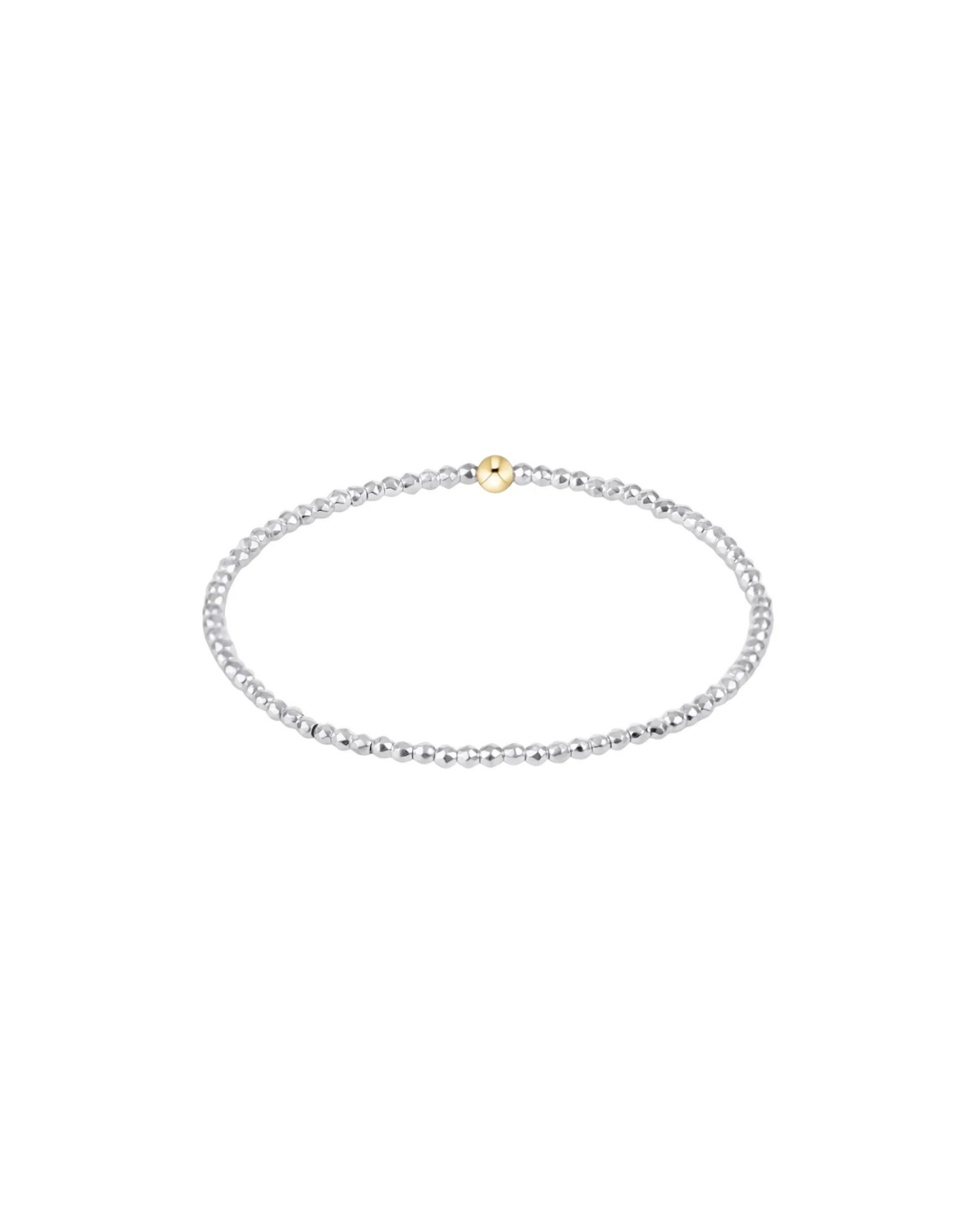 enewton Bright Silver Hematite 2mm Bead Bracelet