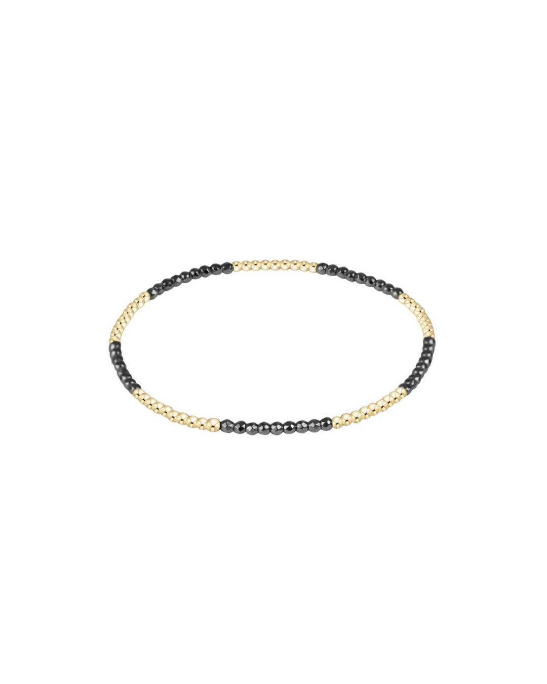 enewton Blissful Pattern 2mm Bead Bracelet - Faceted Hematite