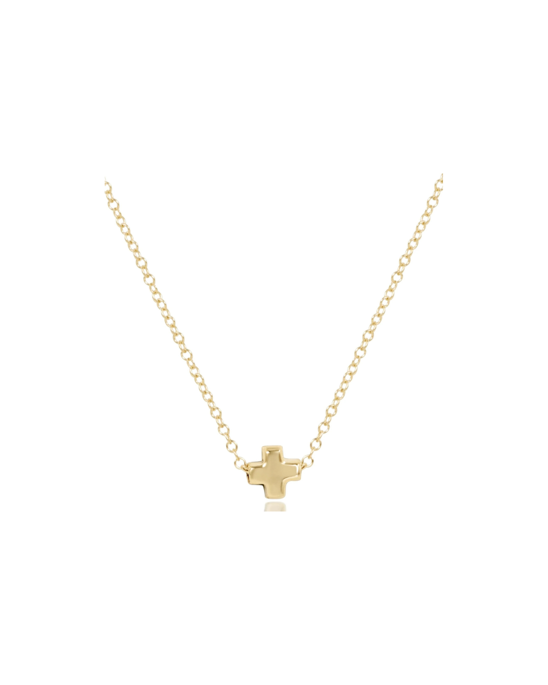 enewton 16" Necklace Gold - Signature Cross Small Gold