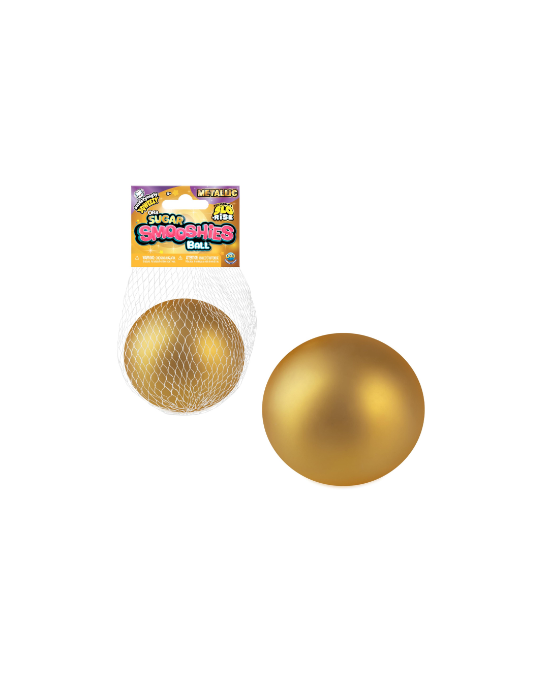 Sugar Smooshies Metallic Jumbo Ball - Gold