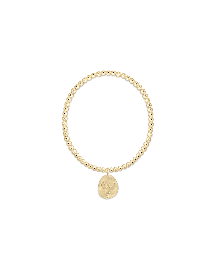 enewton Classic Gold 3mm Bracelet - Inspire America Gold Disc