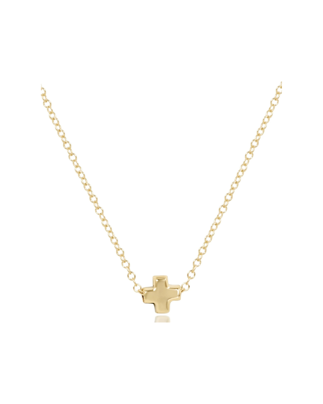 enewton 16" Necklace Gold - Signature Cross Gold