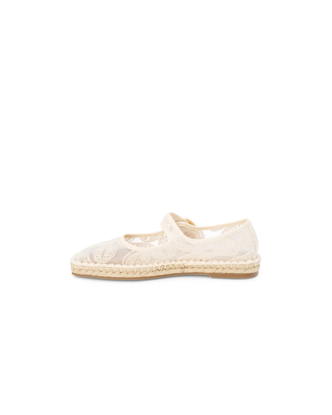 Meg Ivory Floral Flat-Final Sale