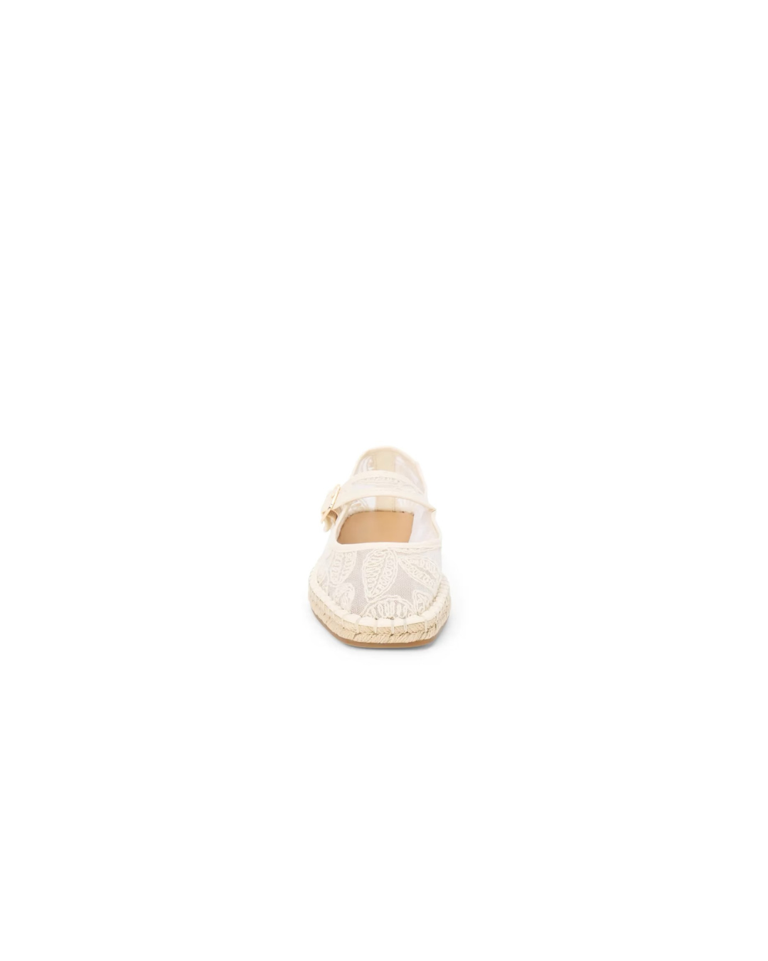 Meg Ivory Floral Flat-Final Sale