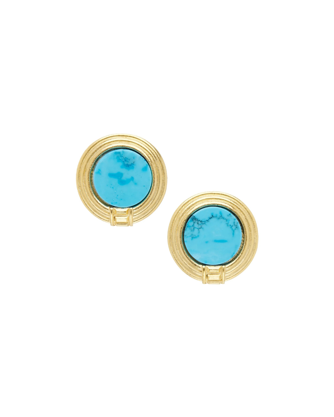 Susan Shaw Roma Studs - Turquoise