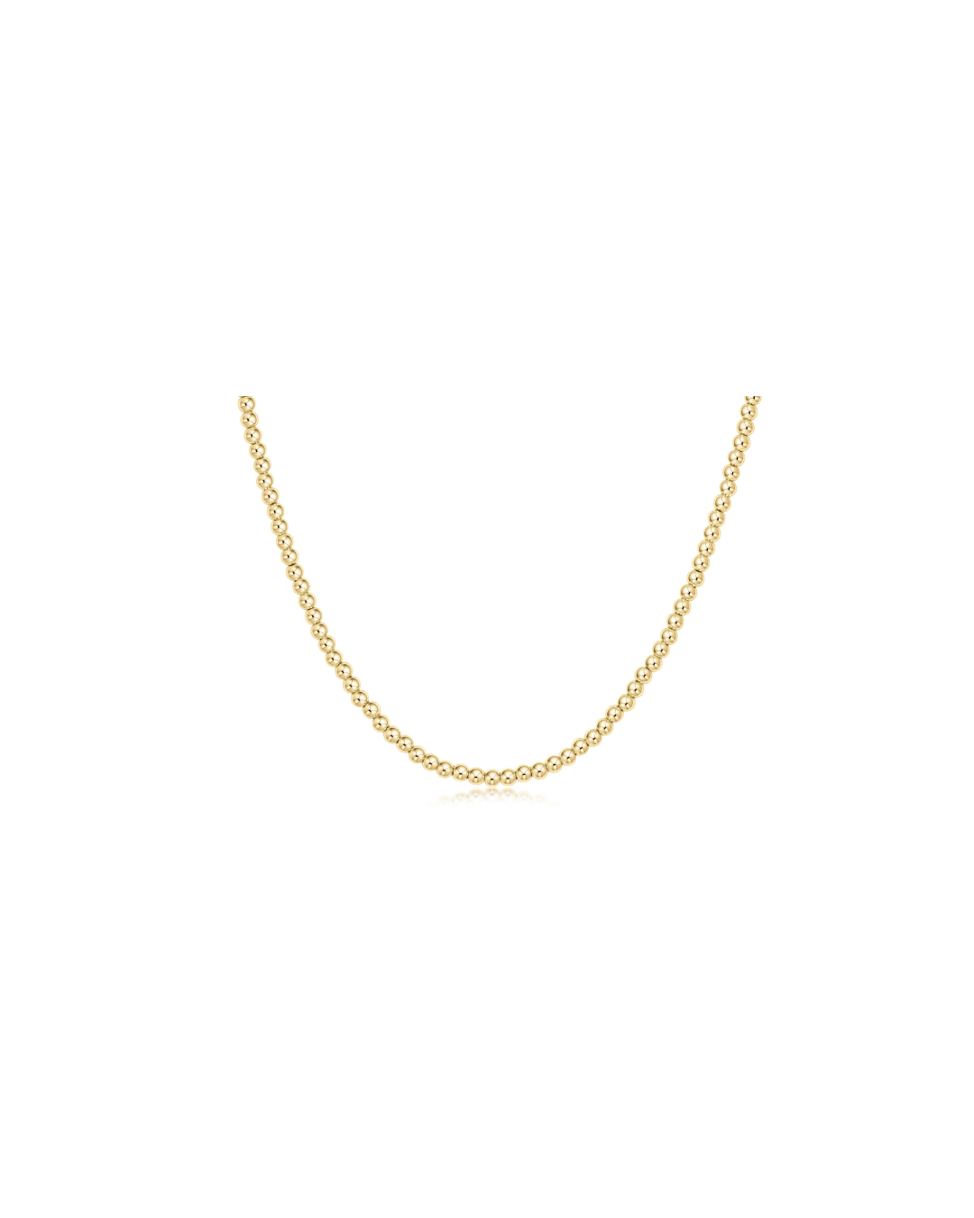 enewton 17" Choker Beaded - Classic Gold 3mm
