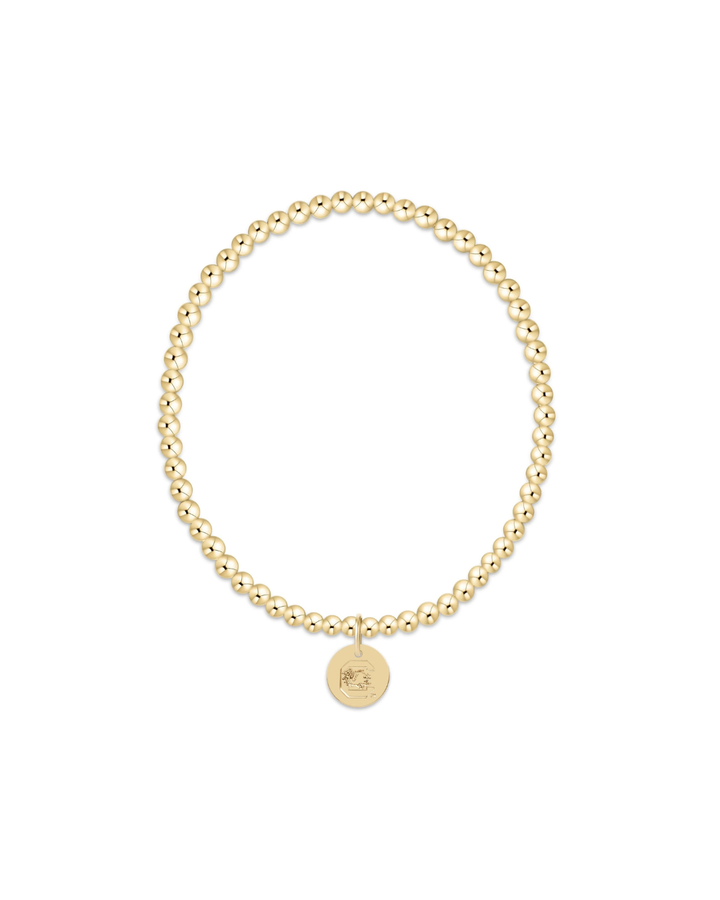 enewton ecollegiate Classic Gold 3mm Bracelet - South Carolina