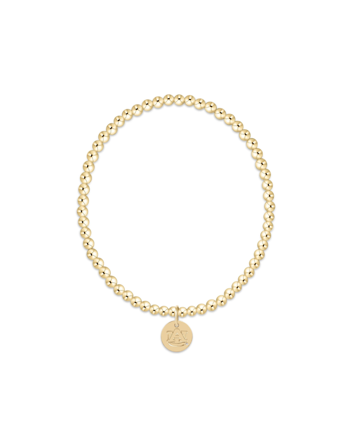 enewton ecollegiate Classic Gold 3mm Bracelet - Auburn