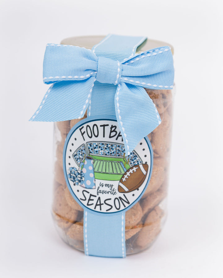 Jar of Cookies Football Is My Favorite Season Carolina Blue