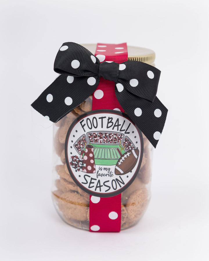 Jar of Cookies Football Is My Favorite Season Red/Black