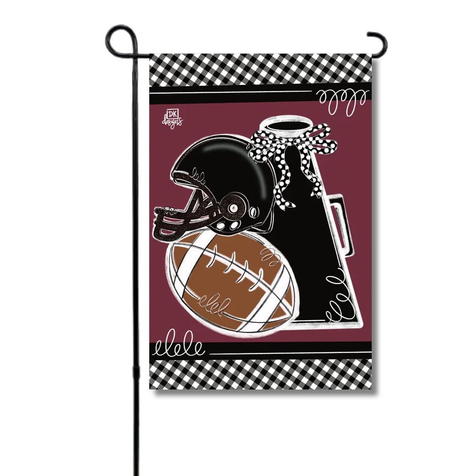 Maroon and Black Game Day Garden Glam