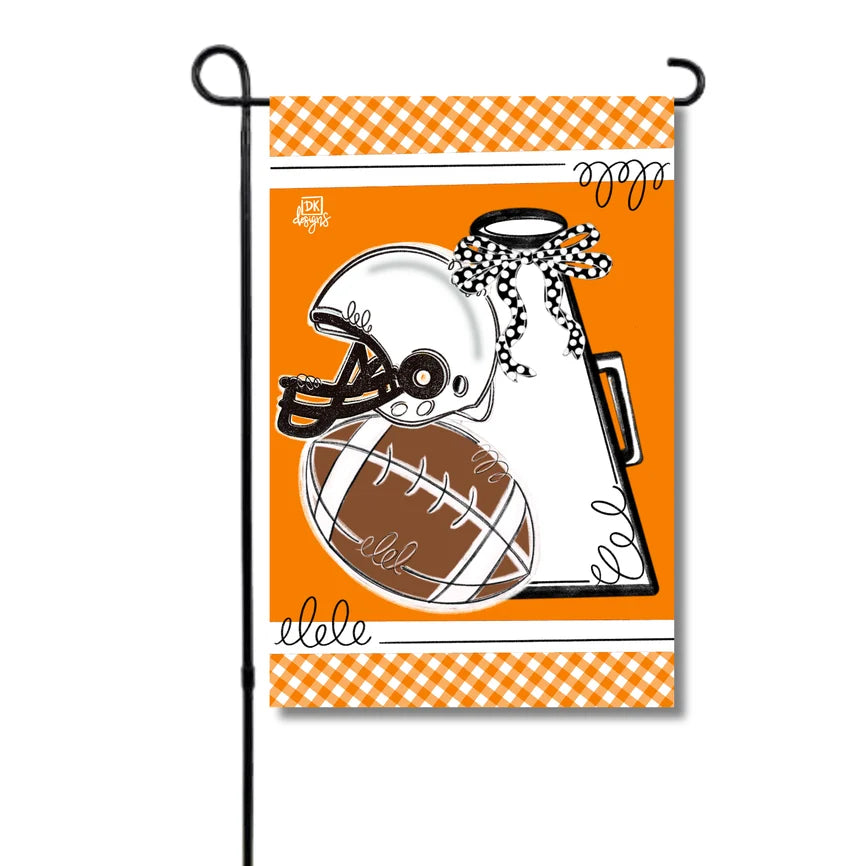 Orange and White Game Day Garden Glam