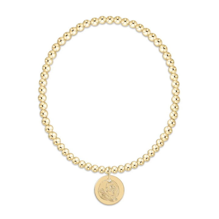 enewton ecollegiate Classic Gold 3mm Bracelet - Florida State University