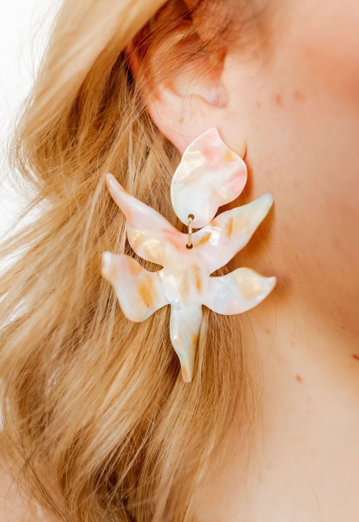 Linny Co - Flora Rainbow Sherbert Earrings-Final Sale