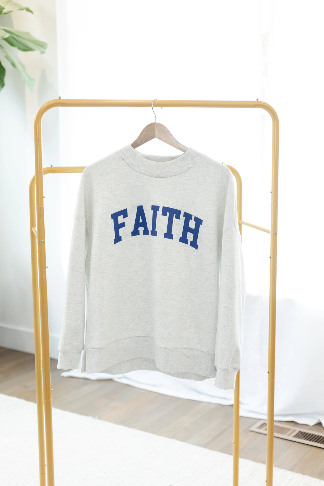 Reversible Faith/Grace Sweatshirt - Grey
