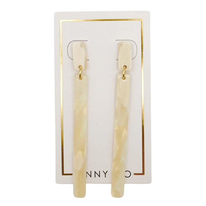 Linny Co- Keli Champagne Sparkle Earring