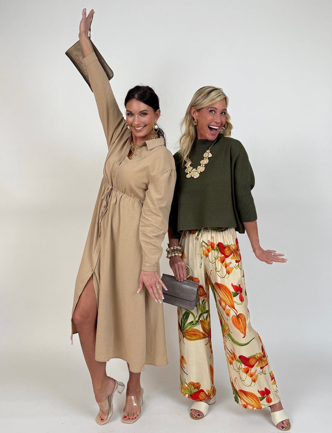 Mona Floral Wide Leg Pants