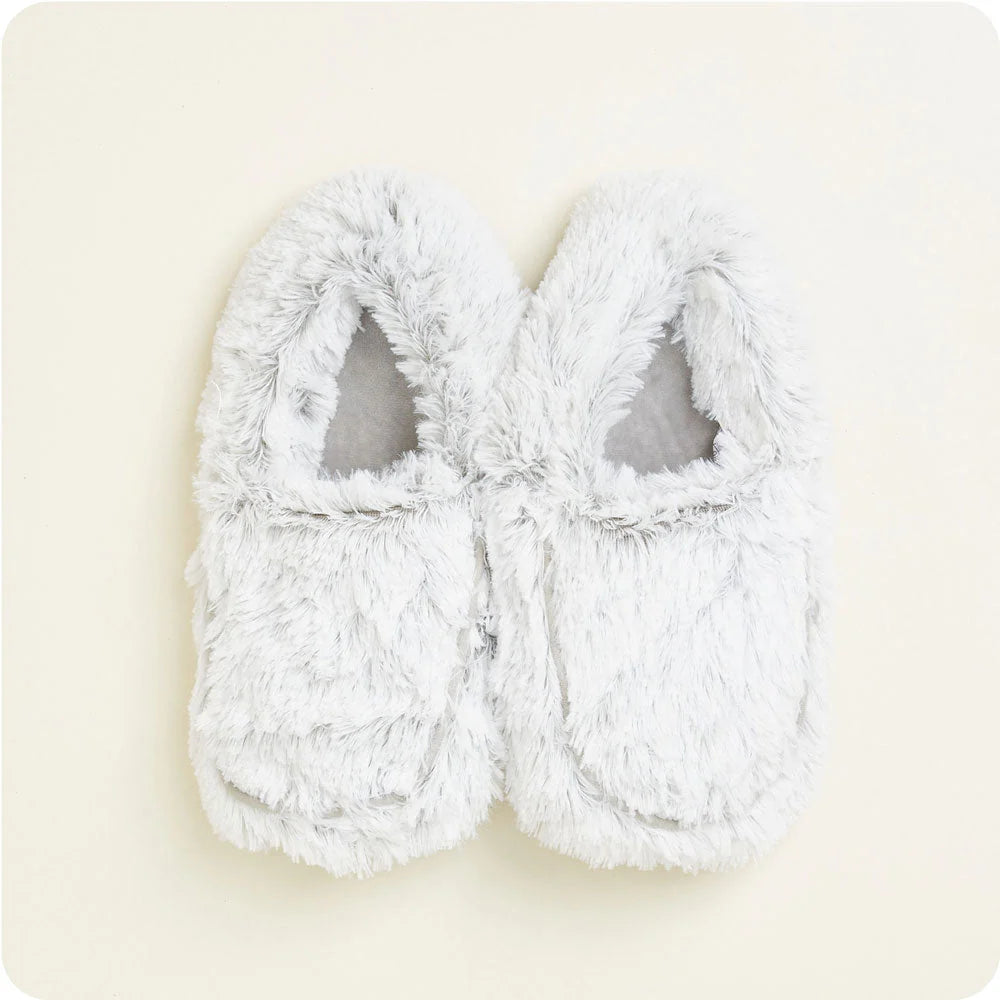 Warmies Marshmallow Gray Slippers
