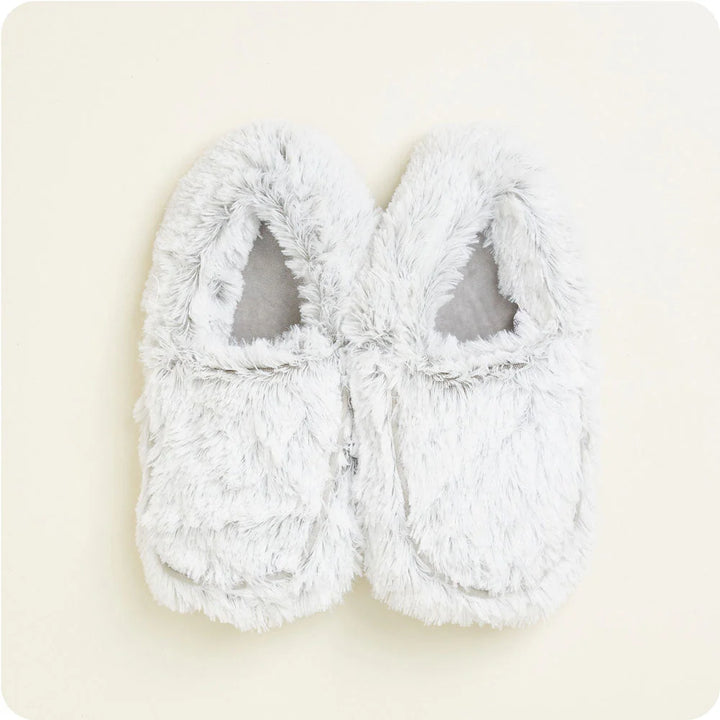 Warmies Marshmallow Gray Slippers