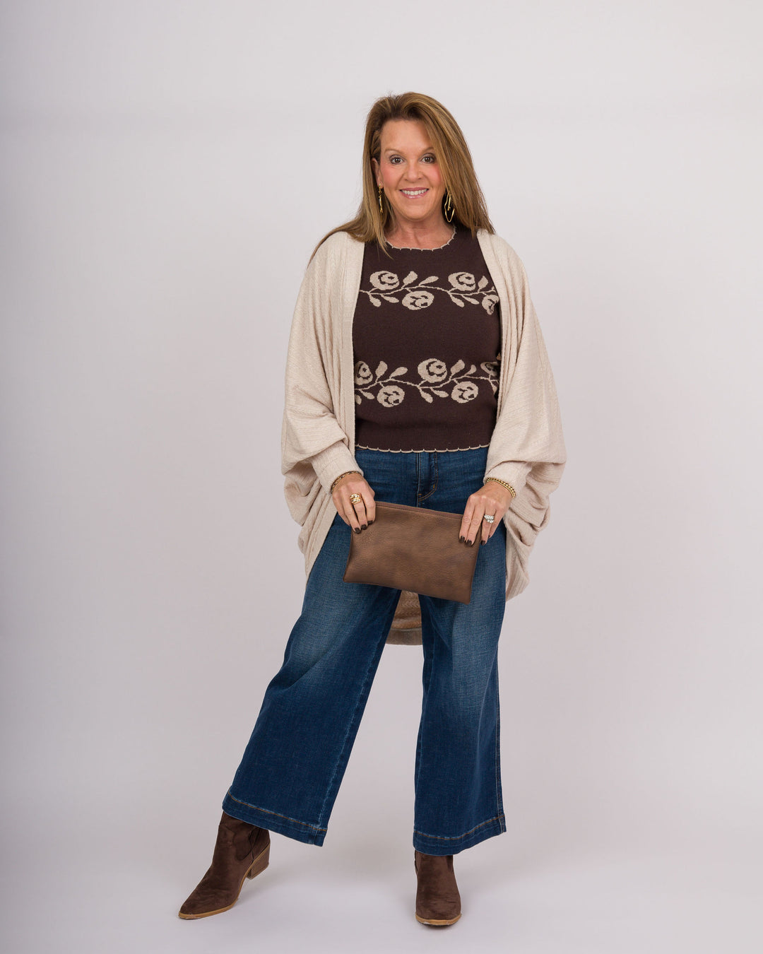 Chelsea Sweater Vest Brown