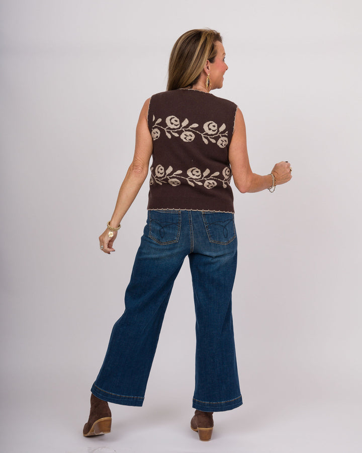 Chelsea Sweater Vest Brown