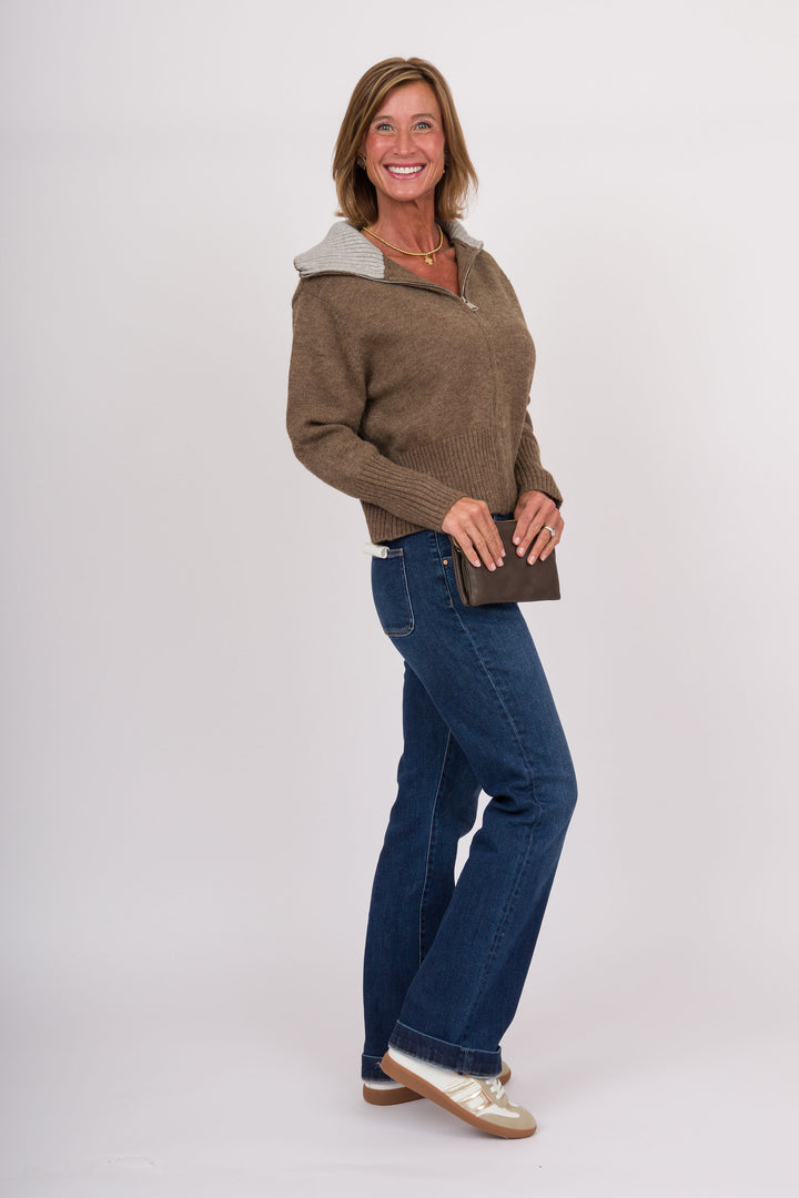 Jarnigan Sweater Jacket - Mushroom