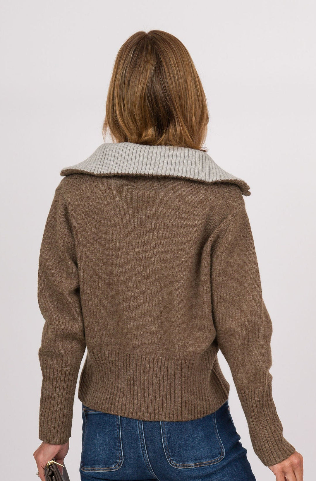 Jarnigan Sweater Jacket - Mushroom
