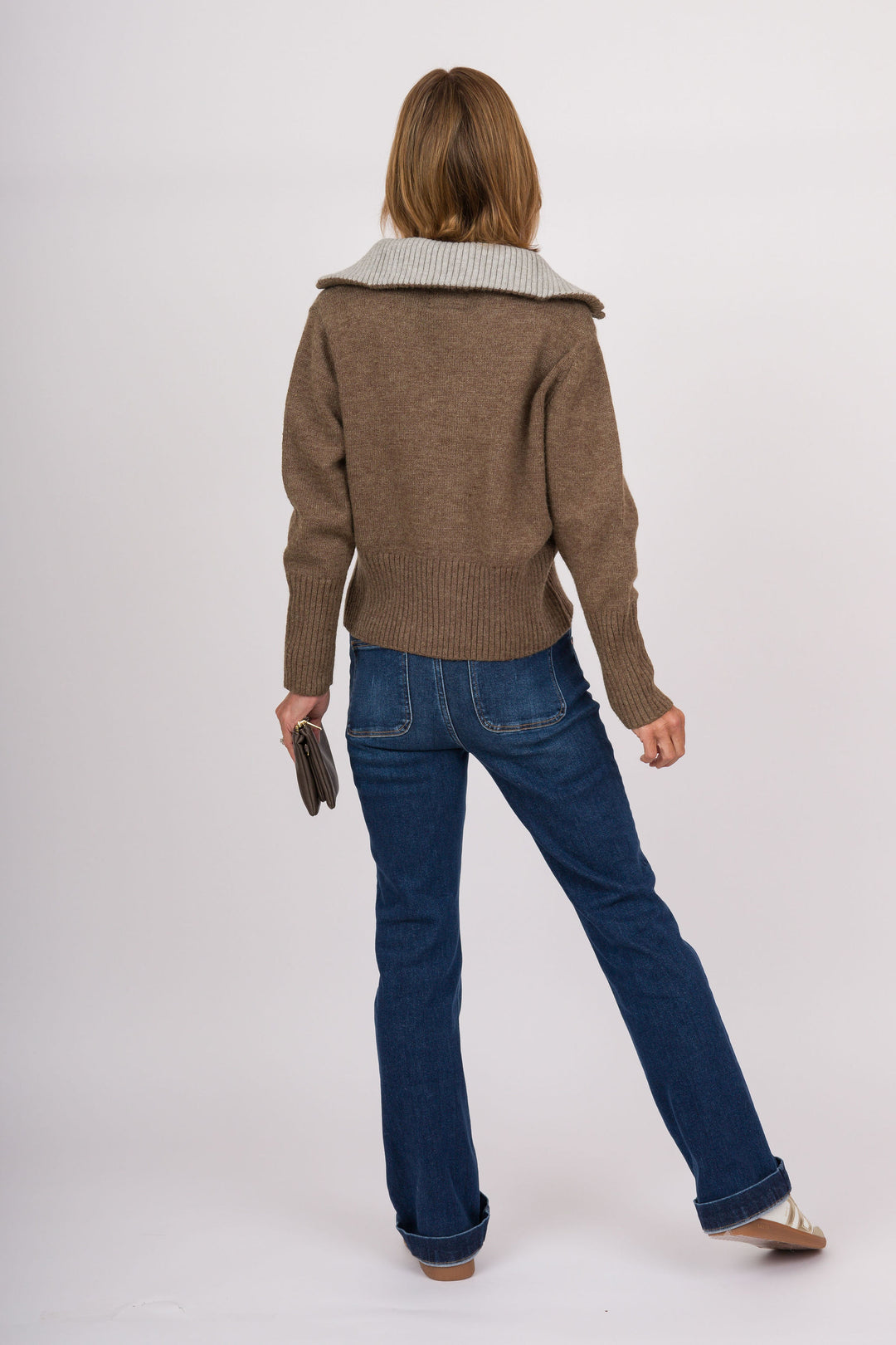 Jarnigan Sweater Jacket - Mushroom