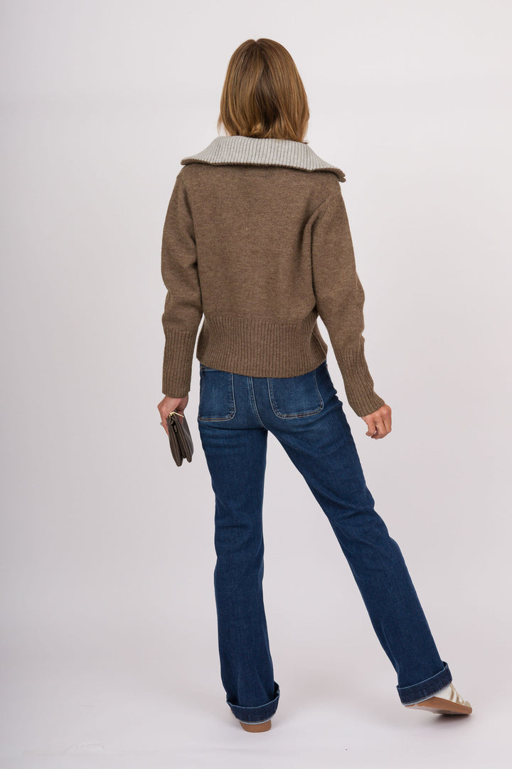 Jarnigan Sweater Jacket - Mushroom