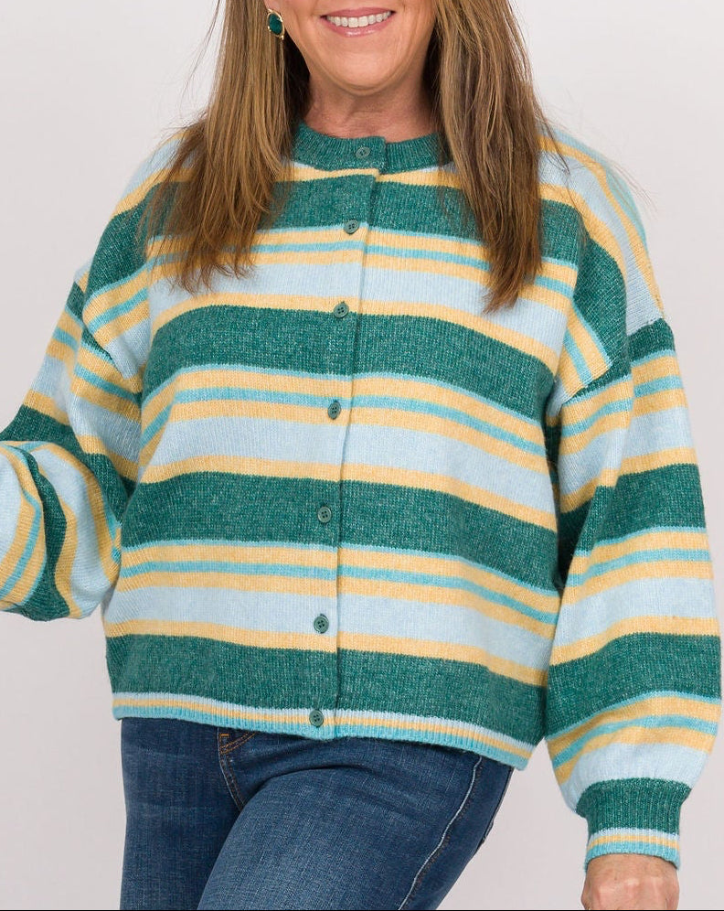 Autumn Skies Cardigan - Green