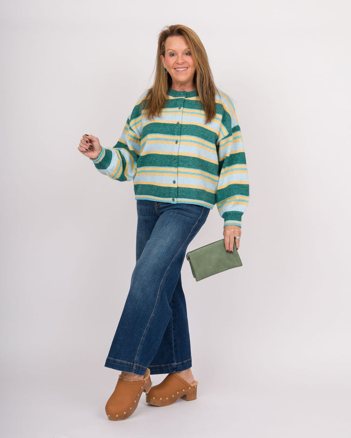 Autumn Skies Cardigan - Green
