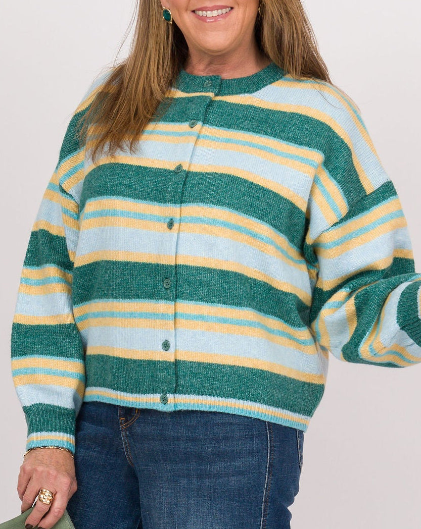 Autumn Skies Cardigan - Green