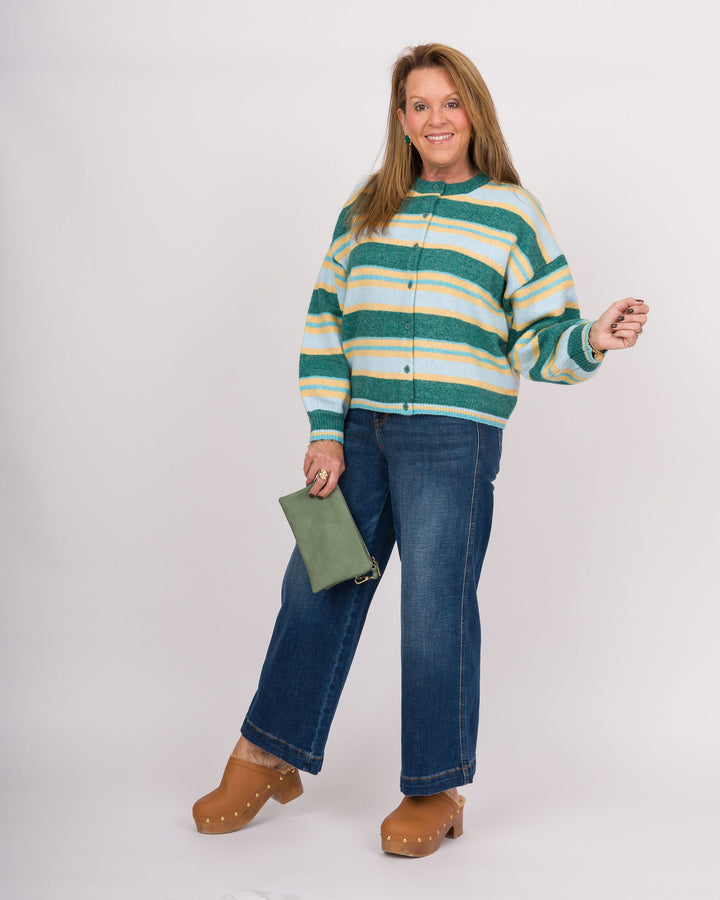 Autumn Skies Cardigan - Green