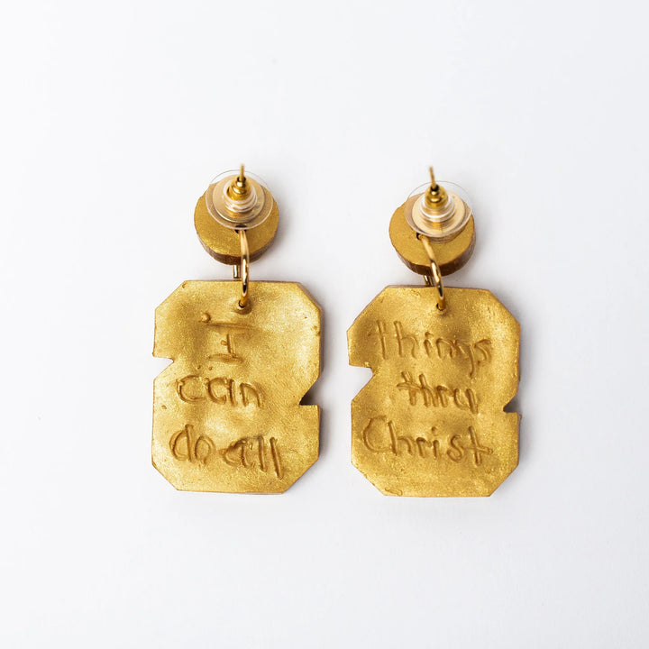 NC State Dangle Earrings