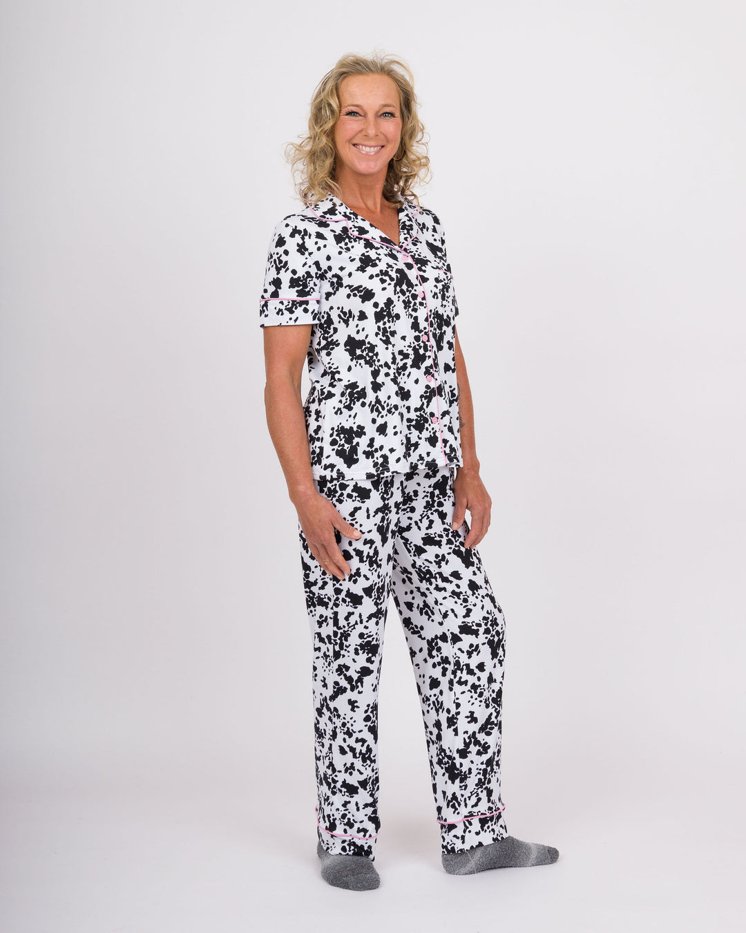 Cow Print Pajamas - Final Sale