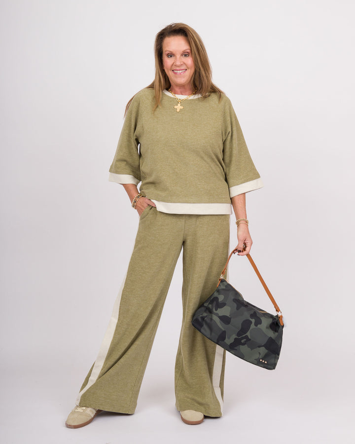 Dreamplush Wide Leg Pants - Olive