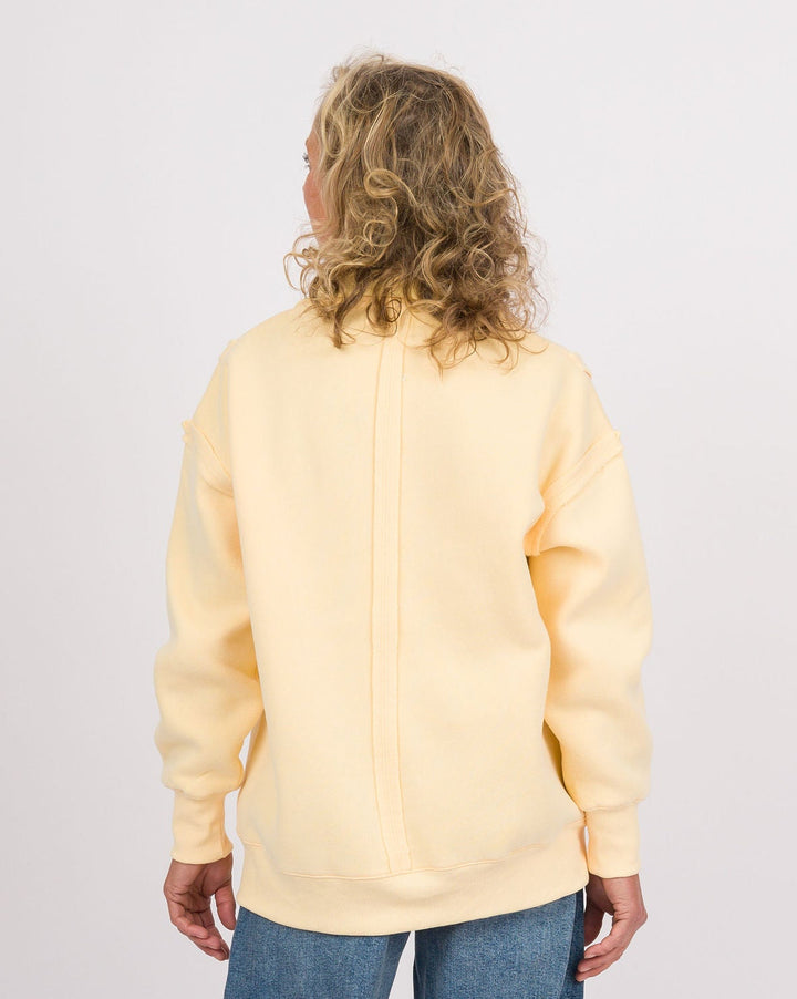 Yellow Snap Neck Vintage Pullover