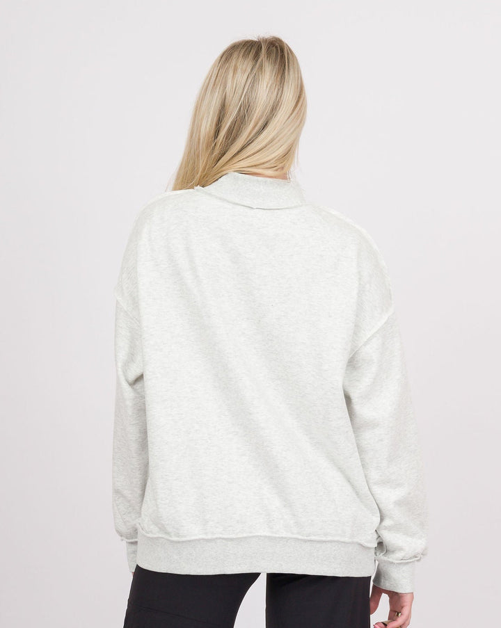 Reversible Mock Neck Sweatshirt - Calvary/ Cougars