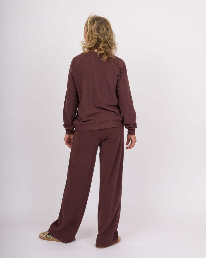 Raglan Crew Pant Set - Espresso
