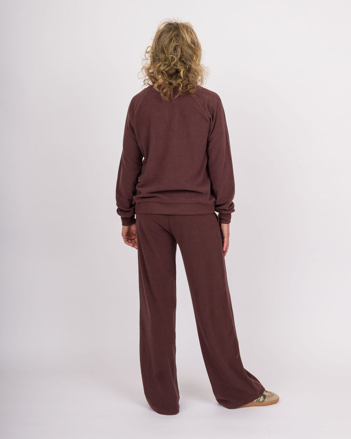 Raglan Crew Pant Set - Espresso