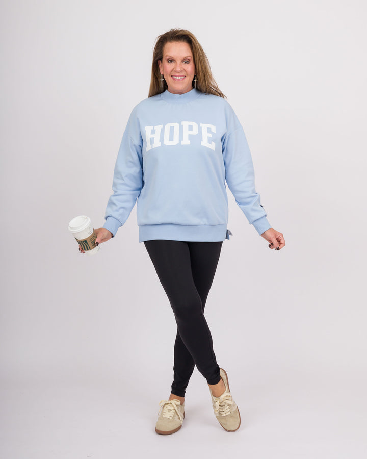 Reversible Hope/Pray Sweatshirt - Blue