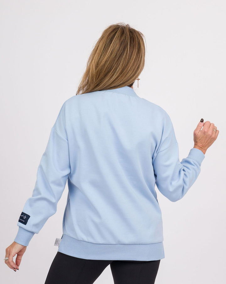 Reversible Hope/Pray Sweatshirt - Blue