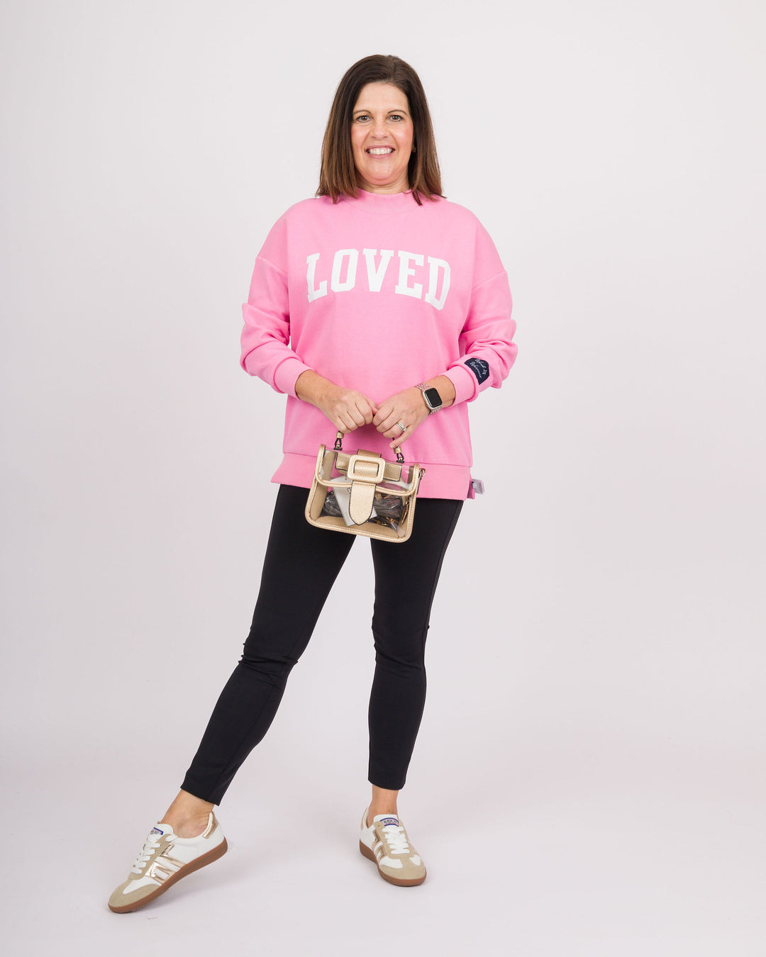 Reversible Love/Chosen Sweatshirt - Pink