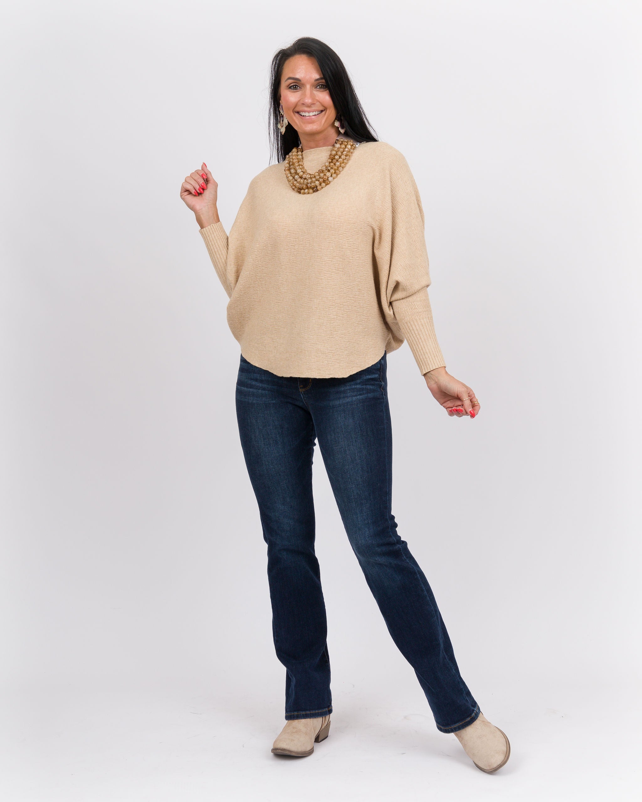 Kerisma Jena Sweater - Light Camel – Hip Chics Boutique