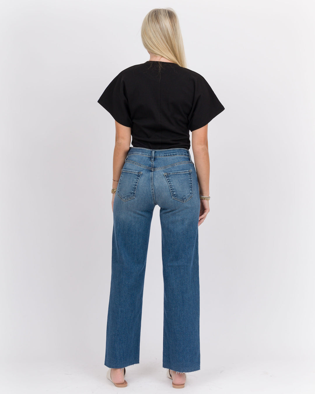 Slim Scissor Cut Palazzo Jean