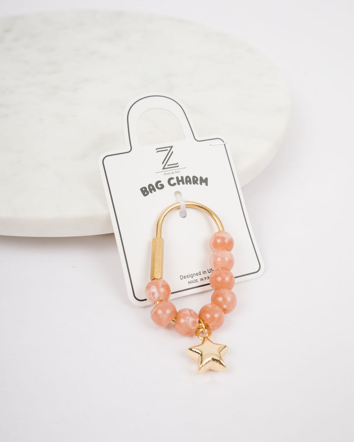 Purse Bag Small Star Charm - Desert Sand