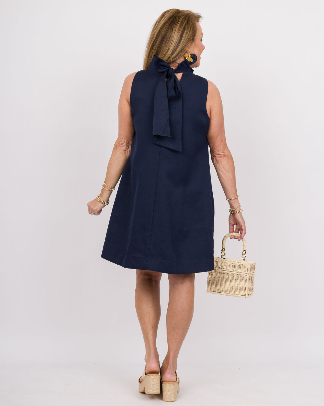 Sleeveless Dress Navy